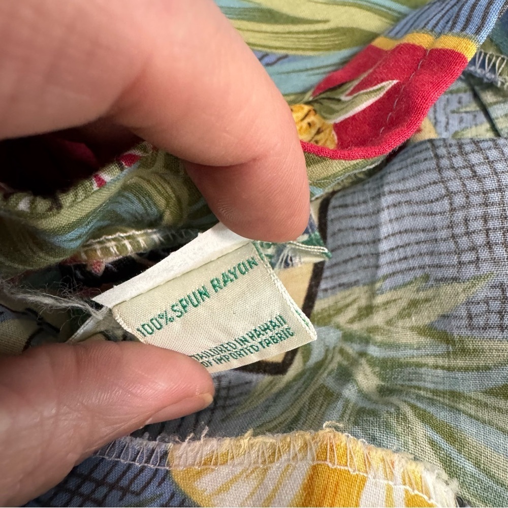 Reyn Spooner Tropical Hawaiian Pineapple Wrap Skirt - Picture 4 of 8